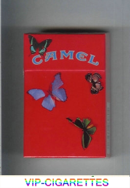 Camel collection version with butterflys cigarettes hard box