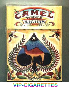 Camel Cigarettes Wides Lights Art Issue hard box
