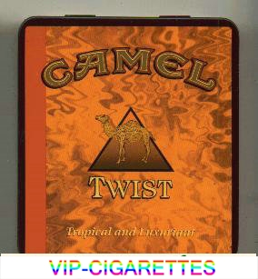 Camel Exotic Blends Twist cigarettes metal box