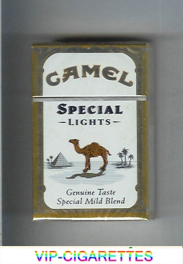 Camel Special Lights Genuine Taste Special Mild Blend cigarettes hard box