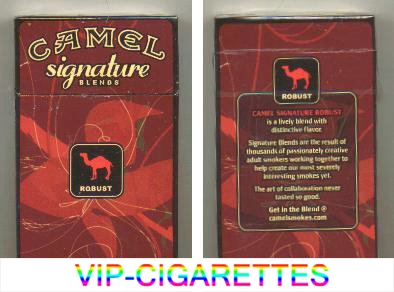 Camel Signature Blends Robust cigarettes hard box