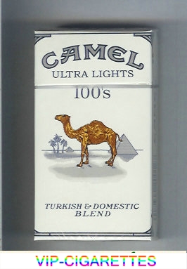 Camel Ultra Lights Turkish Domestic Blend 100s cigarettes long size hard box