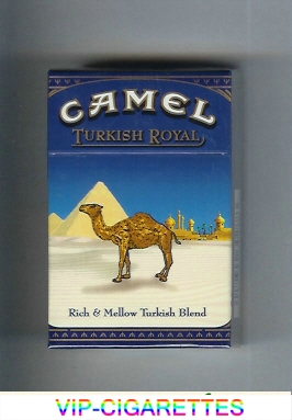 Camel Turkish Royal Rich Mellow Turkish Blend cigarettes hard box