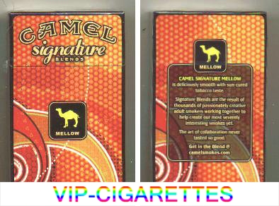 Camel Signature Blends Mellow cigarettes hard box