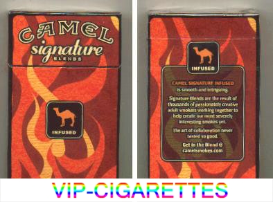 Camel Signature Blends Infused cigarettes hard box