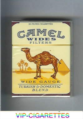 Camel Wides Filters Wide Gauge Turkish Domistic Blend cigarettes hard box