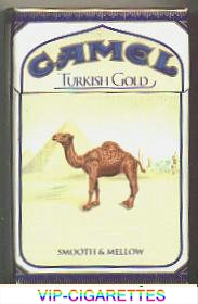 Camel Turkish Gold cigarettes hard box