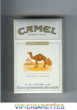 Camel Super Lights Refined Flavour cigarettes hard box