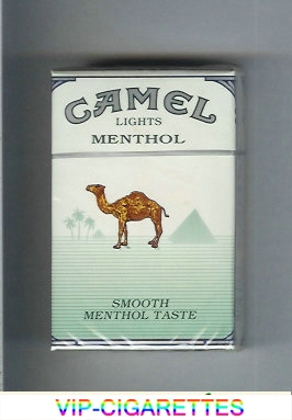 Camel Menthol Lights Smoosh Menthol Taste cigarettes hard box