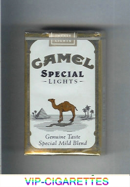 Camel Special Lights Genuine Taste Special Mild Blend cigarettes soft box