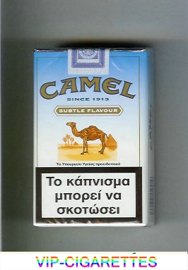 Camel Subtle Flavour Lights cigarettes soft box