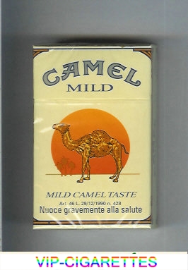 Camel with red sun Mild cigarettes king size hard box