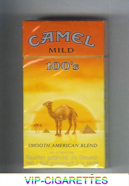 Camel with sun Smooth American Blend Mild 100s cigarettes long size hard box
