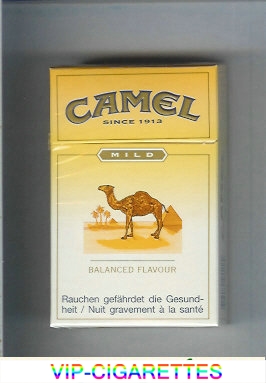 Camel Mild Balanced Flavour cigarettes hard box