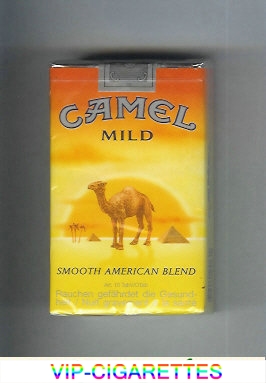 Camel with sun Smooth American Blend Mild cigarettes soft box