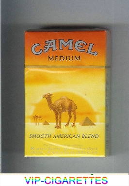 Camel with sun Smooth American Blend Medium cigarettes hard box