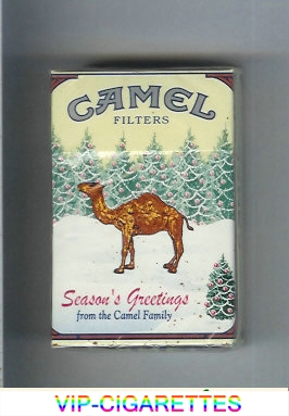 Camel collection version Seasons Greetings Filters cigarettes hard box