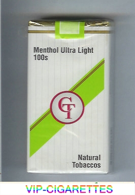 CT Menthol Ultra Light 100s cigarettes