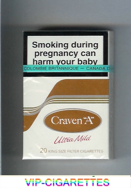 Craven A Ultra Mild cigarettes king size