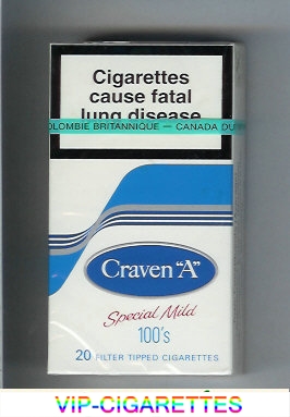 Craven A Special Mild 100s cigarettes