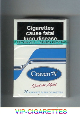 Craven A with wave Special Mild cigarettes