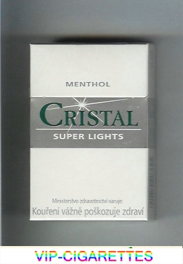 Cristal Menthol Super Lights cigarettes