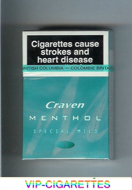 Craven Menthol Special Mild cigarettes