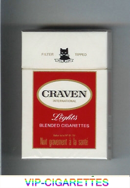 Craven Lights International cigarettes