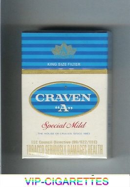 Craven A Special Mild cigarettes