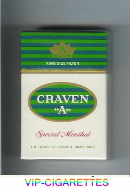 Craven A Special Menthol cigarettes