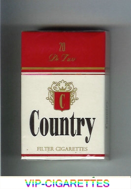 Country De Luxe filter cigarettes