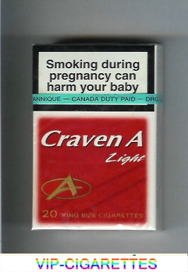 Craven A Light cigarettes