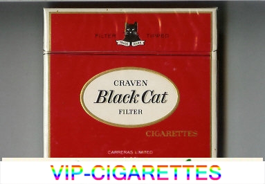 Craven Black Cat Filter cigarettes
