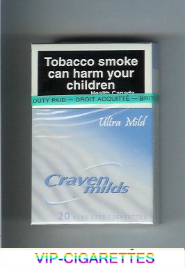 Craven Milds Ultra Mild cigarettes