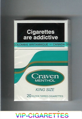 Craven Menthol king size cigarettes
