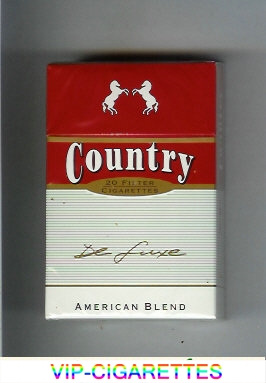 Country American Blend De Luxe cigarettes