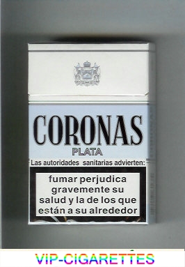 Coronas Plata cigarettes