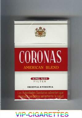 Coronas American Blend cigarettes king size filter