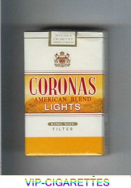 Coronas Lights American Blend cigarettes