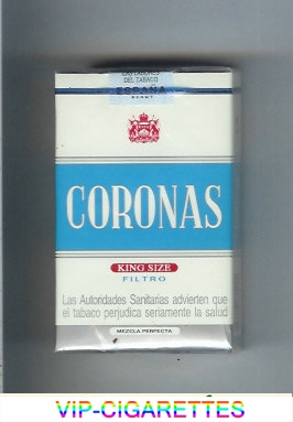 Coronas filtro king size cigarettes