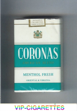 Coronas American Blend Menthol Fresh cigarettes