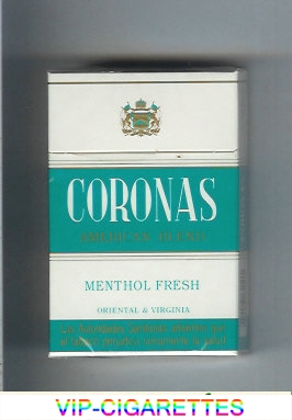 Coronas Menthol Fresh cigarettes American Blend