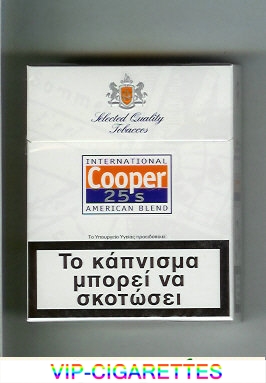 Cooper International American Blend cigarettes Select Quality Tobaccos