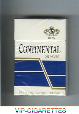 Continental suave cigarettes hard box king size
