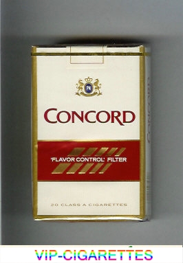 Concord cigarettes flavor control filter