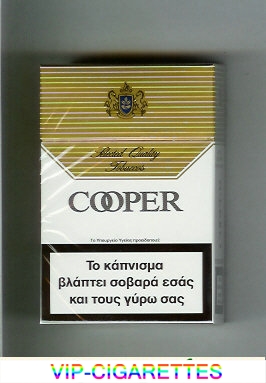 Cooper Select Quality Tobaccos cigarettes