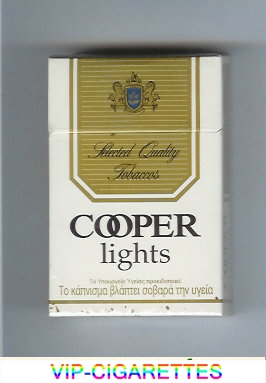 Cooper Lights cigarettes Select Quality Tobaccos