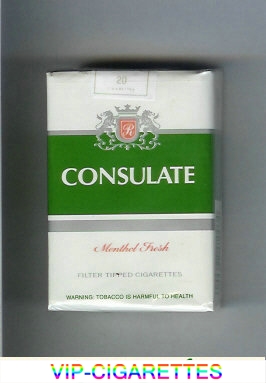 Consulate Menthol Fresh cigarettes soft box