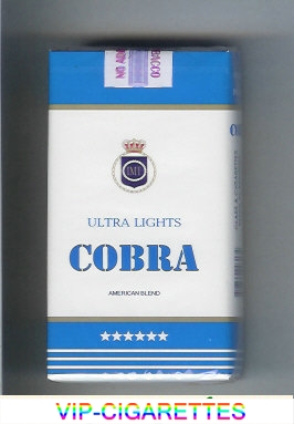 Cobra Ultra Lights American Blend cigarettes long