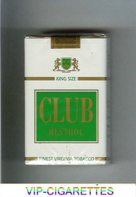 Club Menthol cigarettes